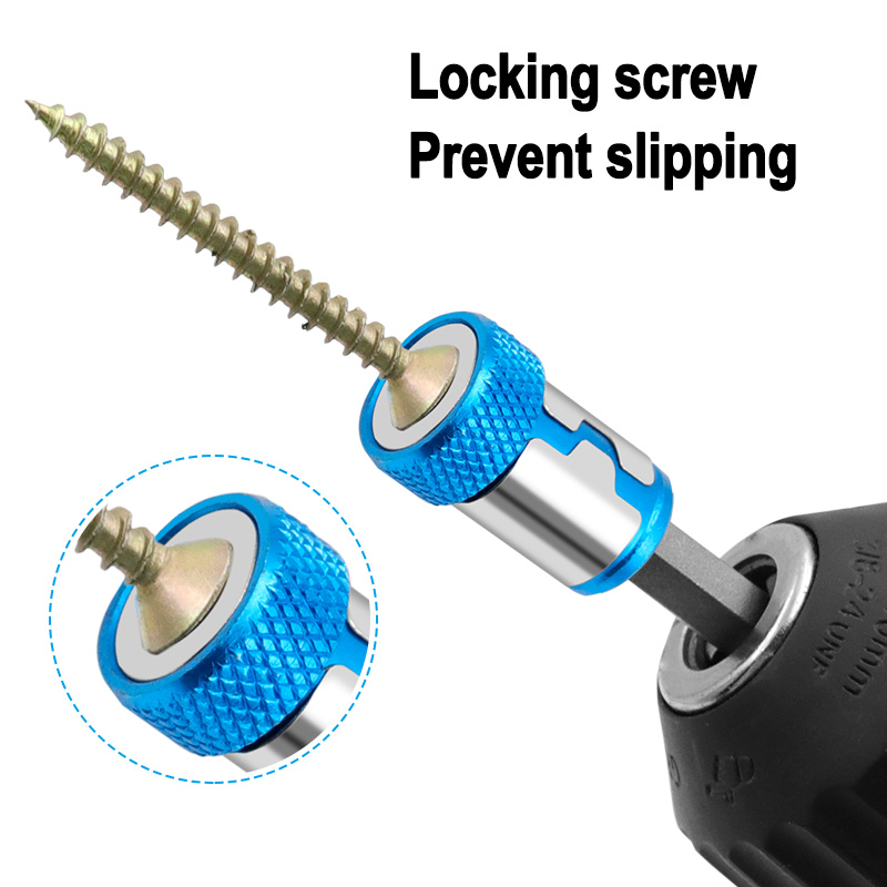 Light blue bit with magnetic ring