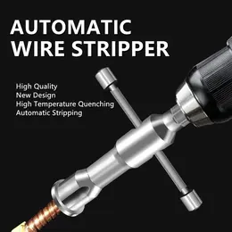 Electrician Automatic Wire Stripper Twisted Wire Tool Quick Stripper Line Cable Peeling Twisting Connector TXTB1