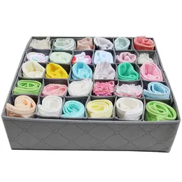 Uncovered 30 grid bamboo charcoal storage box