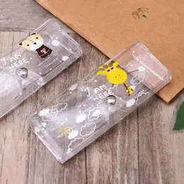 Silicone transparent glasses storage box