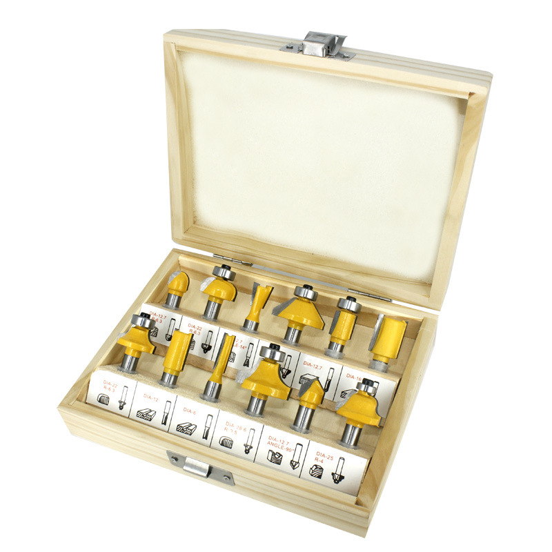 8 Handle 12B woodworking milling cutter set