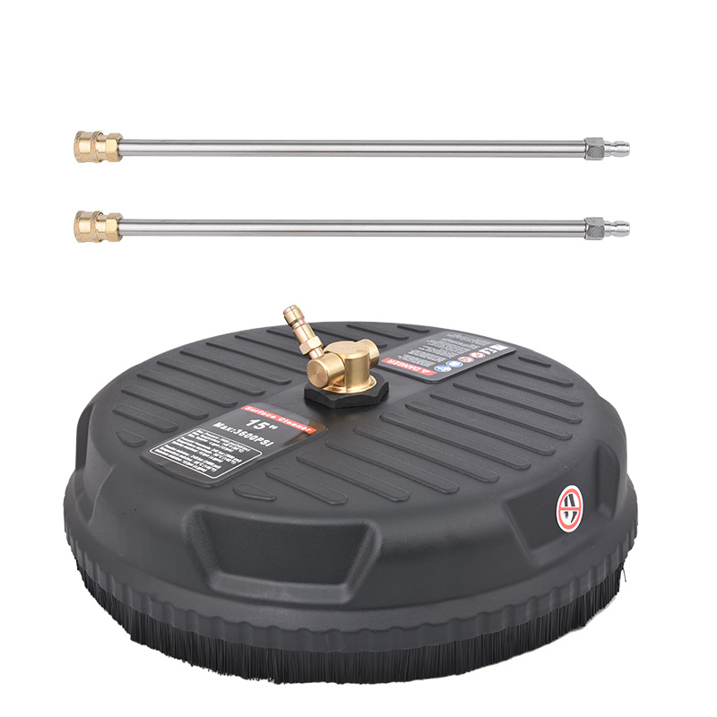 High Pressure Washer Disc Scrubber 15 inch Pavement Cleaning Scrubbing Brush