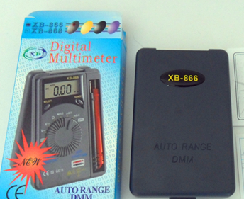 XB-866 Card Pocket Multimeter Compact  Digital Portable Multimeter XB-866 Automatic Range