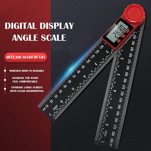 Two-in-one digital display angle protractor