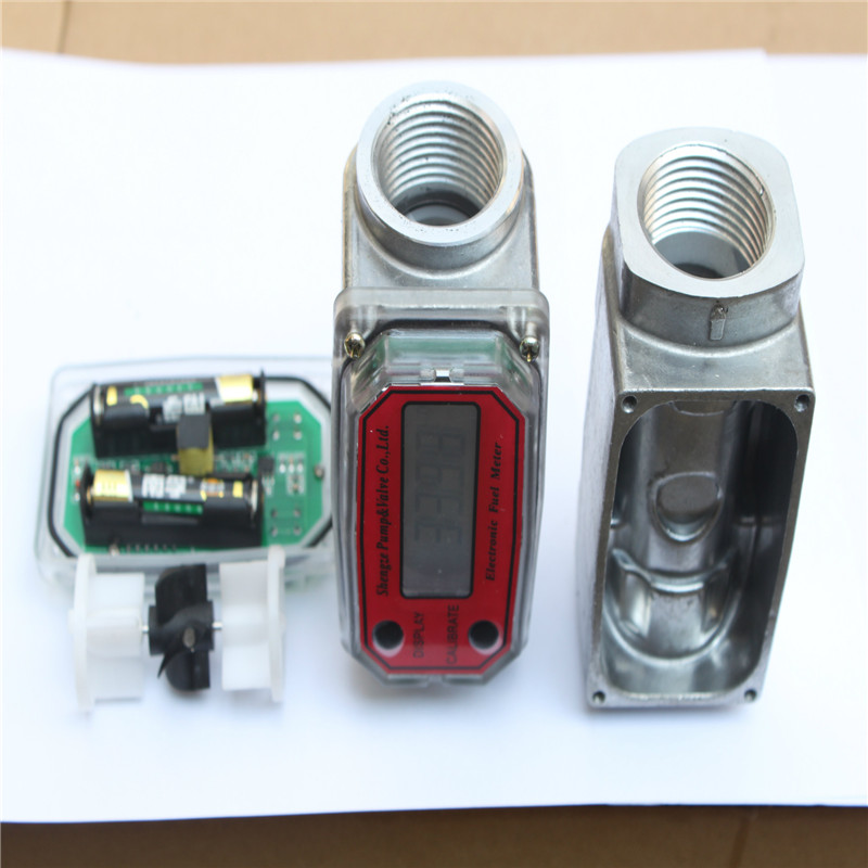 Chemical  Turbine Flowmeter Methanol Accuracy Adjustable