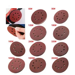 Self-adhesive flocking round sandpaper