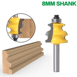 Woodworking Milling Cutter with Curved Shank Cutter