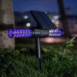 Outdoor garden mosquito killer lamp UV LED lamp IP65 waterproof insect repellent ring sunshine / USB automatic rechargeable mosquito killer lamp