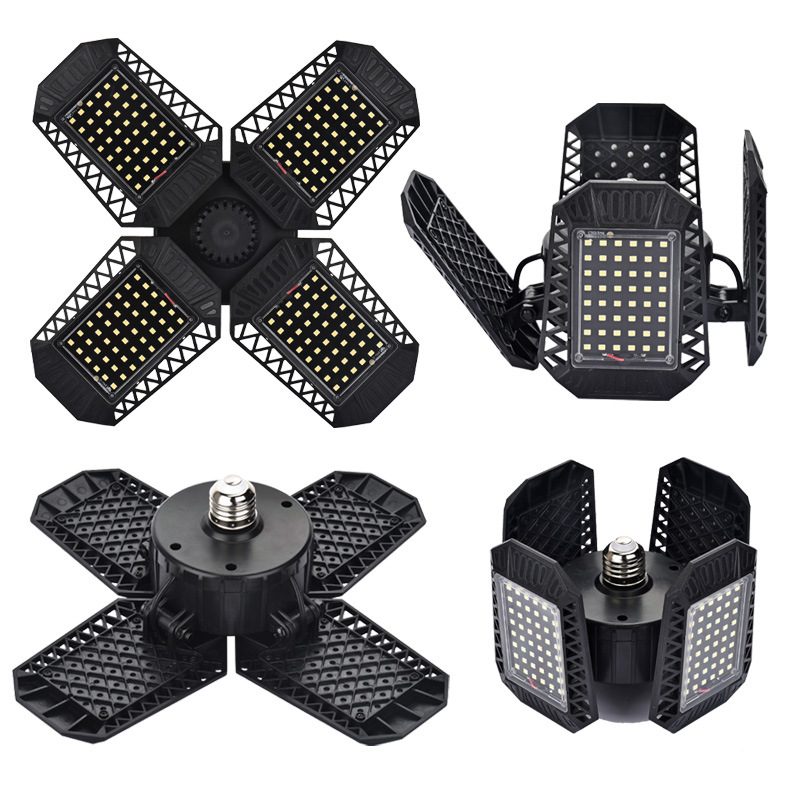 Four leaf folding deformation lamp