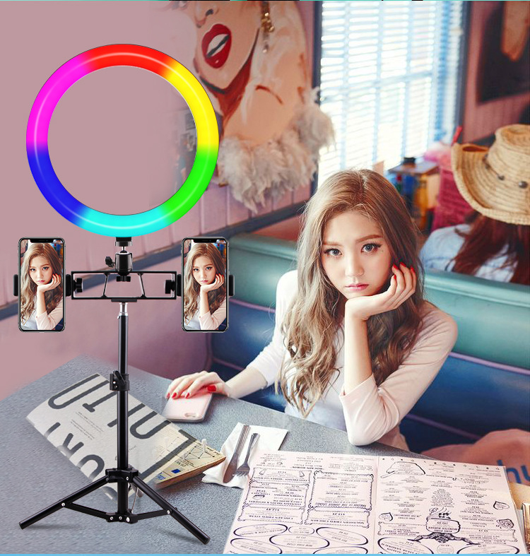 Compatible with Apple, Mobile Phone Live Self Photography Portable Tripod