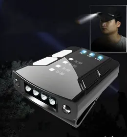 Product image of Power Indicator USB Rechargeable Fishing Headlight Night Fishing Cap Clip Light Strong Light Clip Cap Light