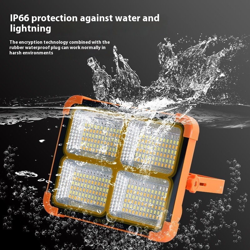 Multifunctional Camping Stall Outdoor Emergency Solar Energy Portable Lamp
