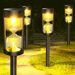 Solar Hourglass Lawn Lamp Outdoor Grass