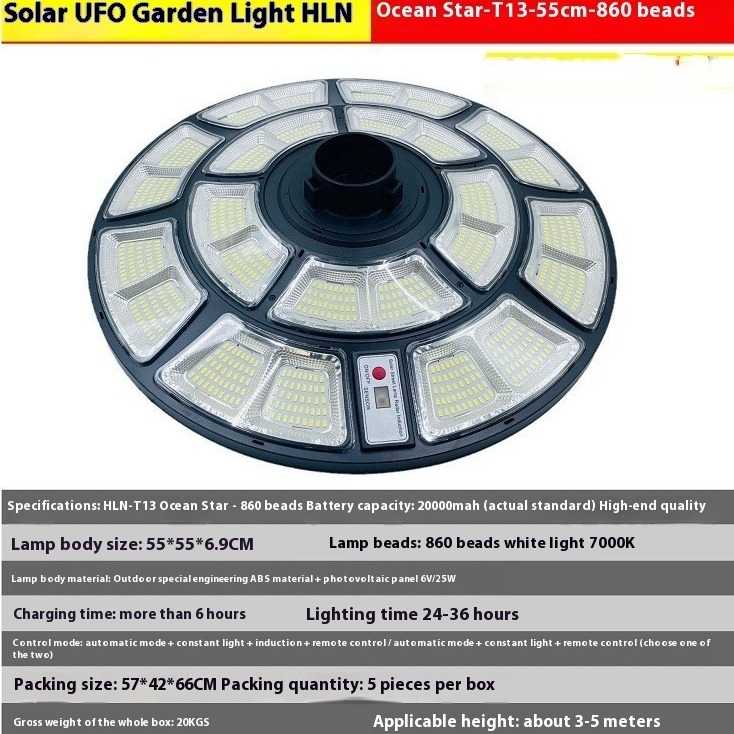 Cornucopia Solar Light Dream Of The Blue Cast Light