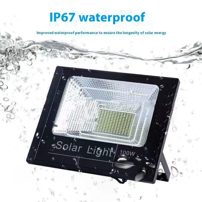 Solar Light Outdoor Yard Lamp Dark Automatic Bright Flood Light