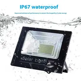 Solar Light Outdoor Yard Lamp Dark Automatic Bright Flood Light