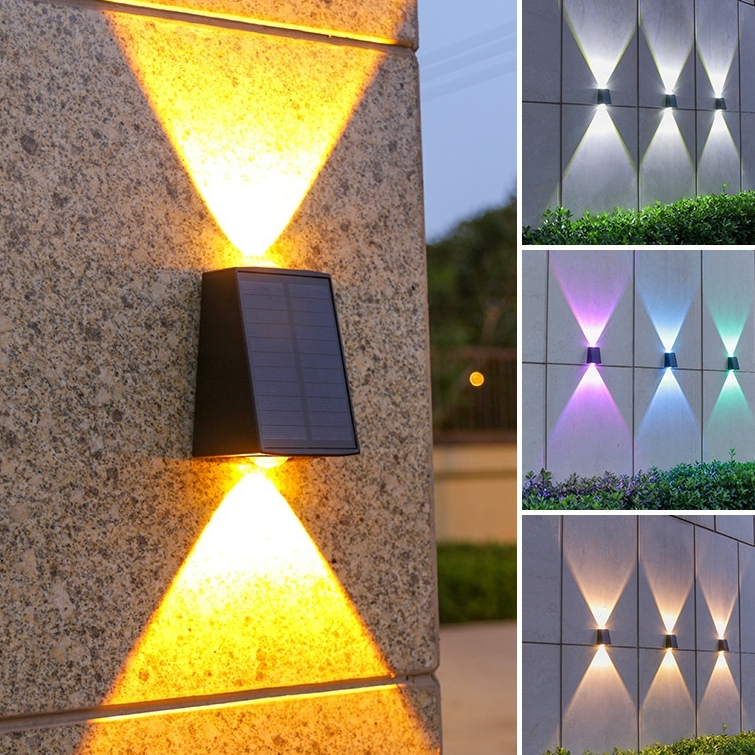 Solar Outdoor Wall Lamp Courtyard Decoration Atmosphere Wall Lamp