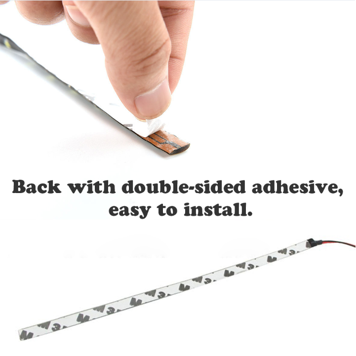Main product image of Waterproof 12V DC 12-inch 15-LED Strip Light for Car Motorcycle Underbody