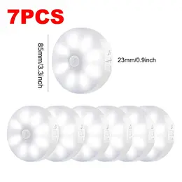 Sensor Light LED Motion PIR USB Rechargeable Portable Cabinet Stair Night Lamp