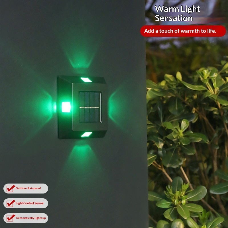 Waterproof Solar-Powered Wall Lamp For Home Use