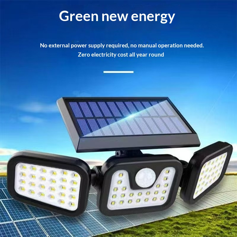 Solar-powered Outdoor Courtyard Light Household Waterproof Motion-sensor Lamp