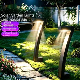 Product image of Square Waterproof Solar Lawn Light for Outdoor Use