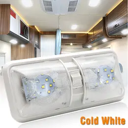 Product image of 12V LED Double Dome Ceiling Light for RVs and Marine Vehicles
