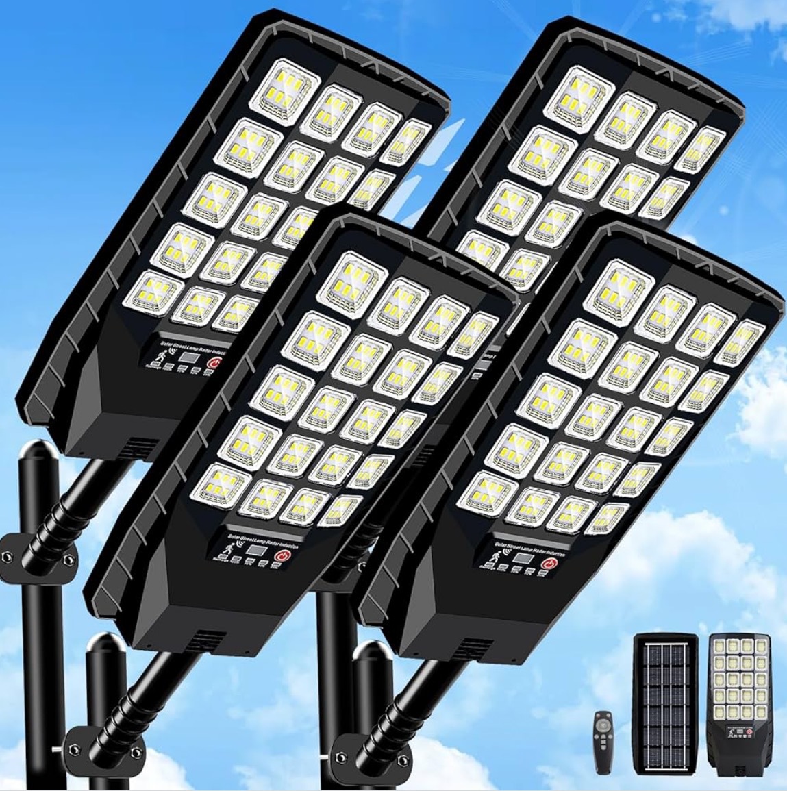 Main product image of Integrated Solar LED Street Light with Motion Sensor and Remote Control