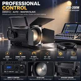 Product image of Industrial 200W Portable LED Work Light, IP20