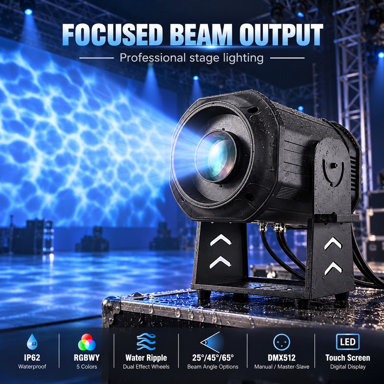 Main product image of 400W PD 76 007 Outdoor RGB LED Work Light, IP62