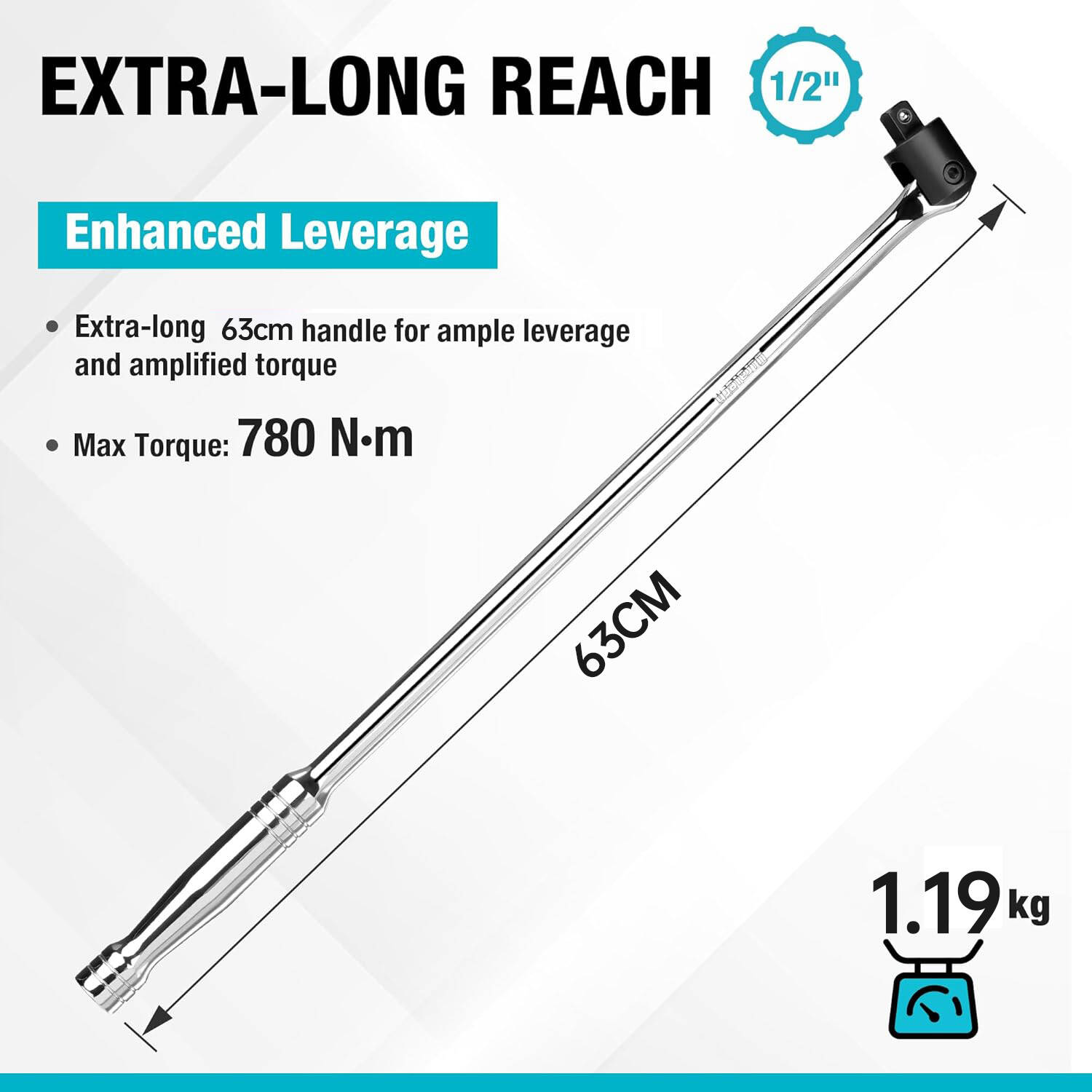Heavy Duty Breaker Bar 630mm