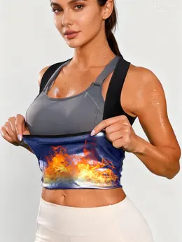 Sauna Vest For Women Sweat Waist Trainer Vest Sauna Suit Workout Tank Top For Working Out