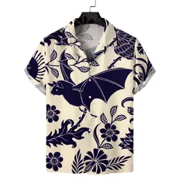 Product image of Men's Hawaii 3D Printed Short Sleeve Loose Fit Shirt