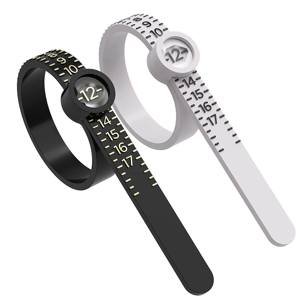 Ring measuring tape-black-1 piece