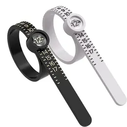 Ring measuring tape-black-1 piece