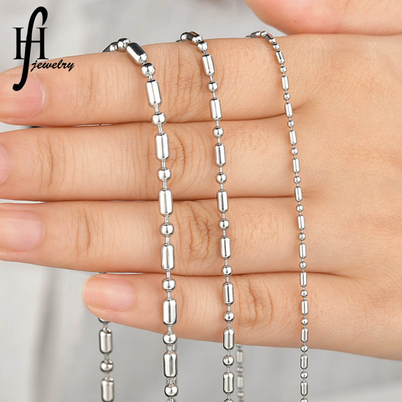 Main product image of 304 Stainless Steel Ball and Bamboo Chains for DIY Pendants