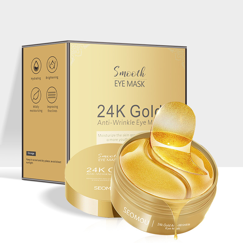 SEOMOU 24K Gold Anti Wrinkle Eye Mask1.4g -60 Pieces