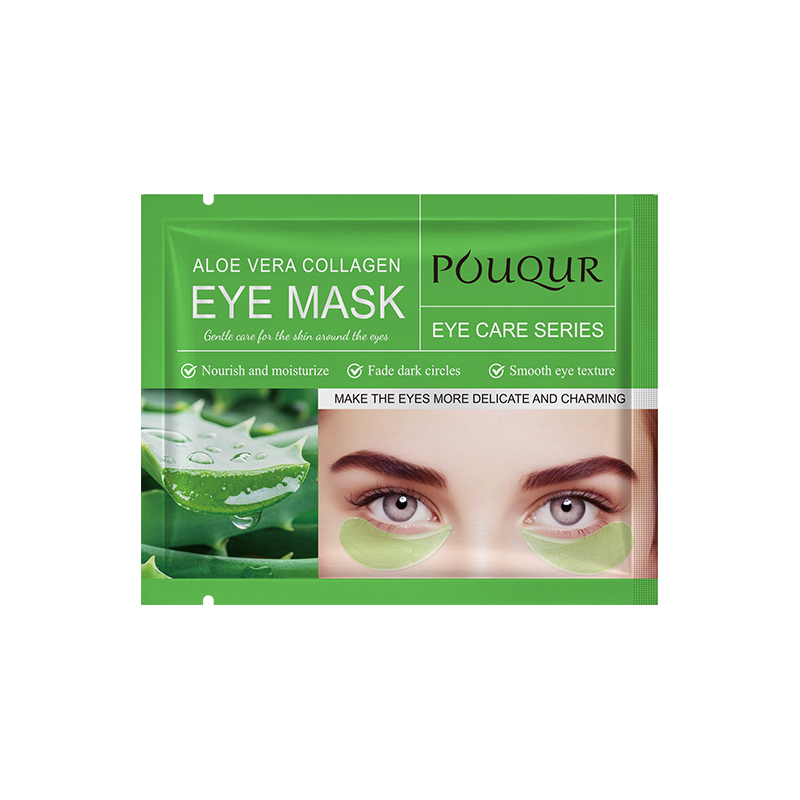 POUQUR ALOE VERA Aloe Collagen Eye Mask 1 Piece, 10 Sheets