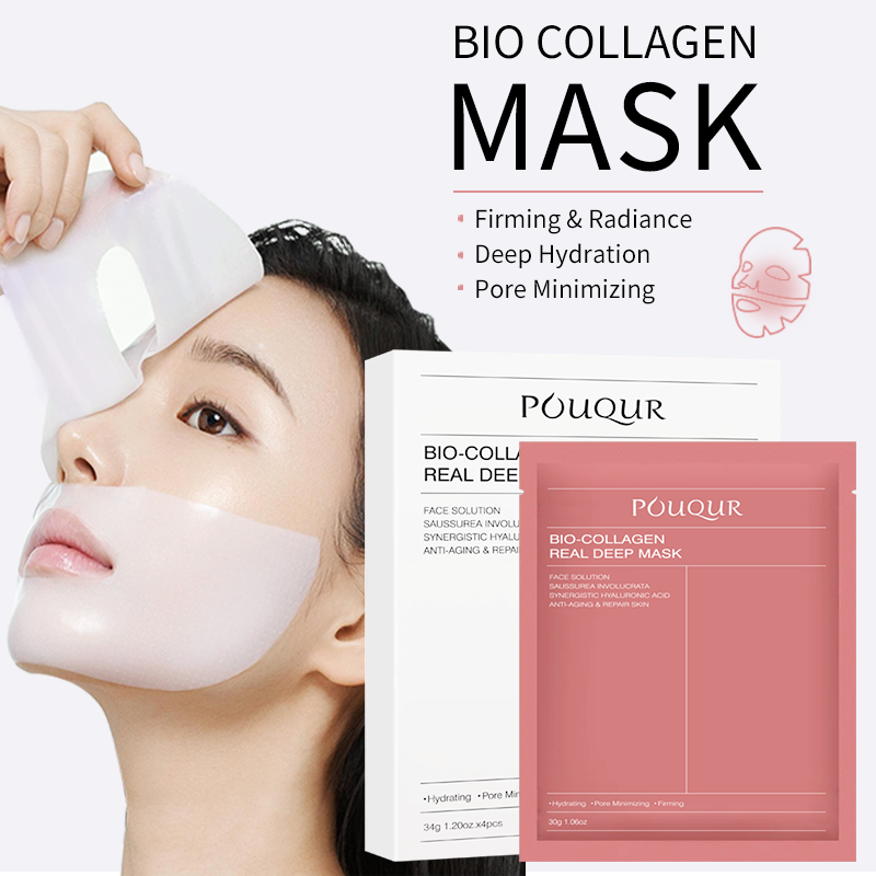 Bio Collagen Face Mask, 4-Pack