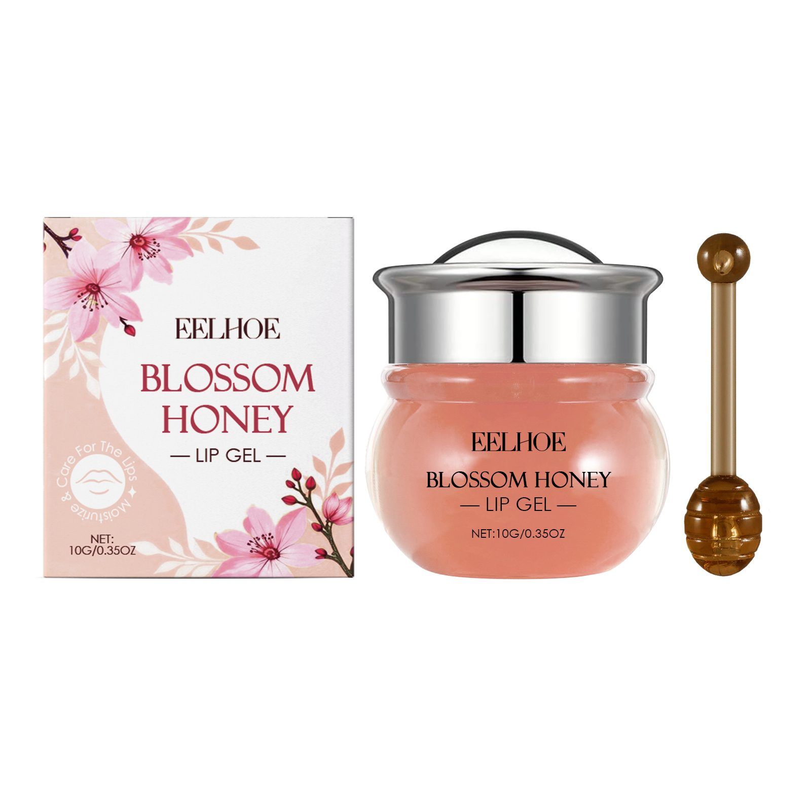 Main product image of EELHOE Sakura Lip Gel, 10 g, with Applicator Brush