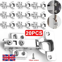 Product image of 20x Soft Close Full Overlay Cabinet Door Hinges, 35mm