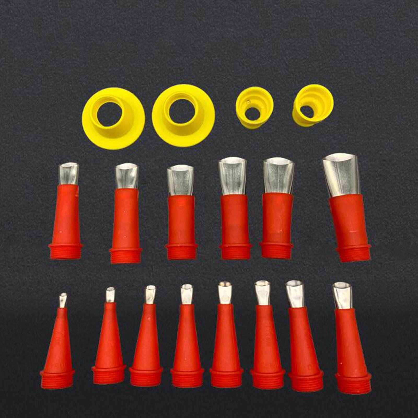 Duck-shaped Stainless Steel Nozzle 18-piece Set Accessories