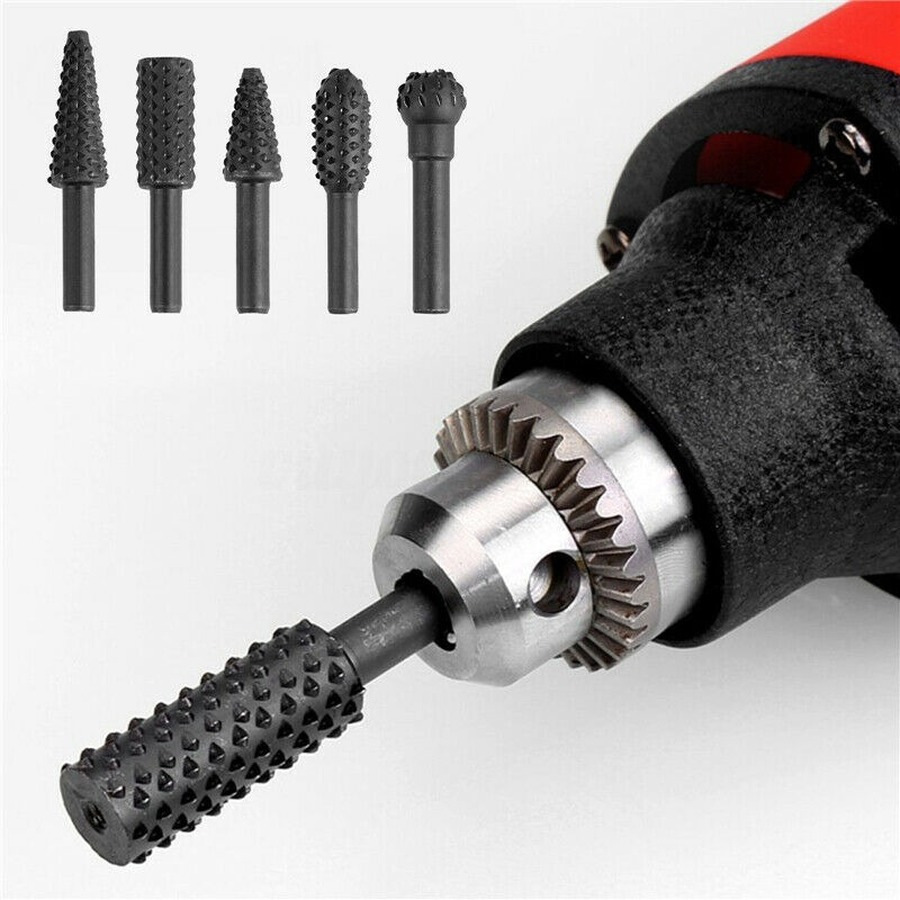 Electric Rotary Grinding Head Wood File Carving Knife