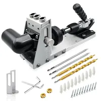 Product image of Pocket Hole Jig Kit with 12-33mm Drill Guide for Woodworking