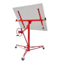 Product image of 16FT Drywall Panel Hoist, Rolling Casters, 150 lbs Capacity