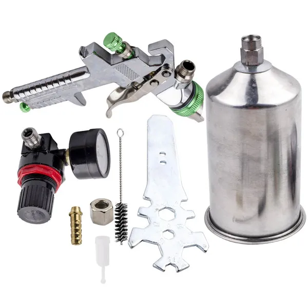 Main product image of 2.5mm HVLP Air Spray Gun Kit with Regulator and Gauge