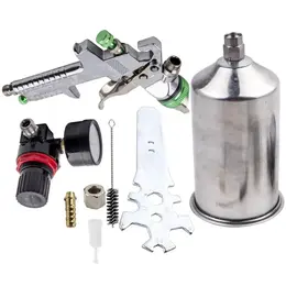 Product image of 2.5mm HVLP Air Spray Gun Kit with Regulator and Gauge