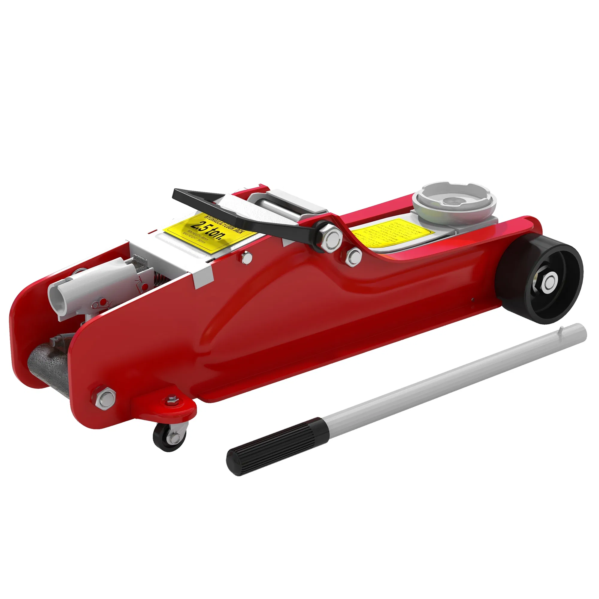 Main product image of Low Profile Hydraulic Floor Jack, 3.1-15 inch Lift, 2.5 Ton (5,000 lb) Capacity, Red