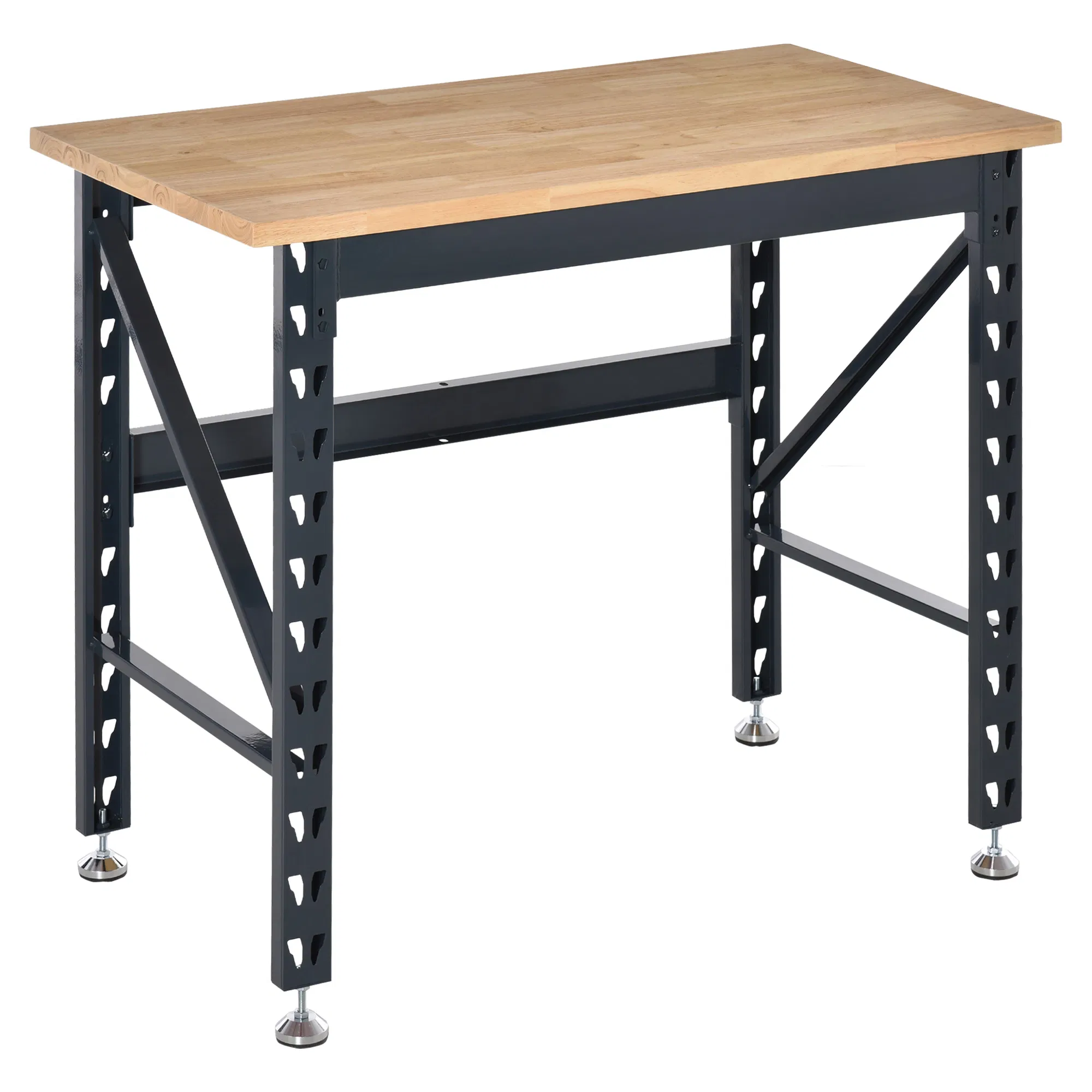 Main product image of 45" Wood Workbench, Adjustable Foot Pads, 1100 Lbs Capacity