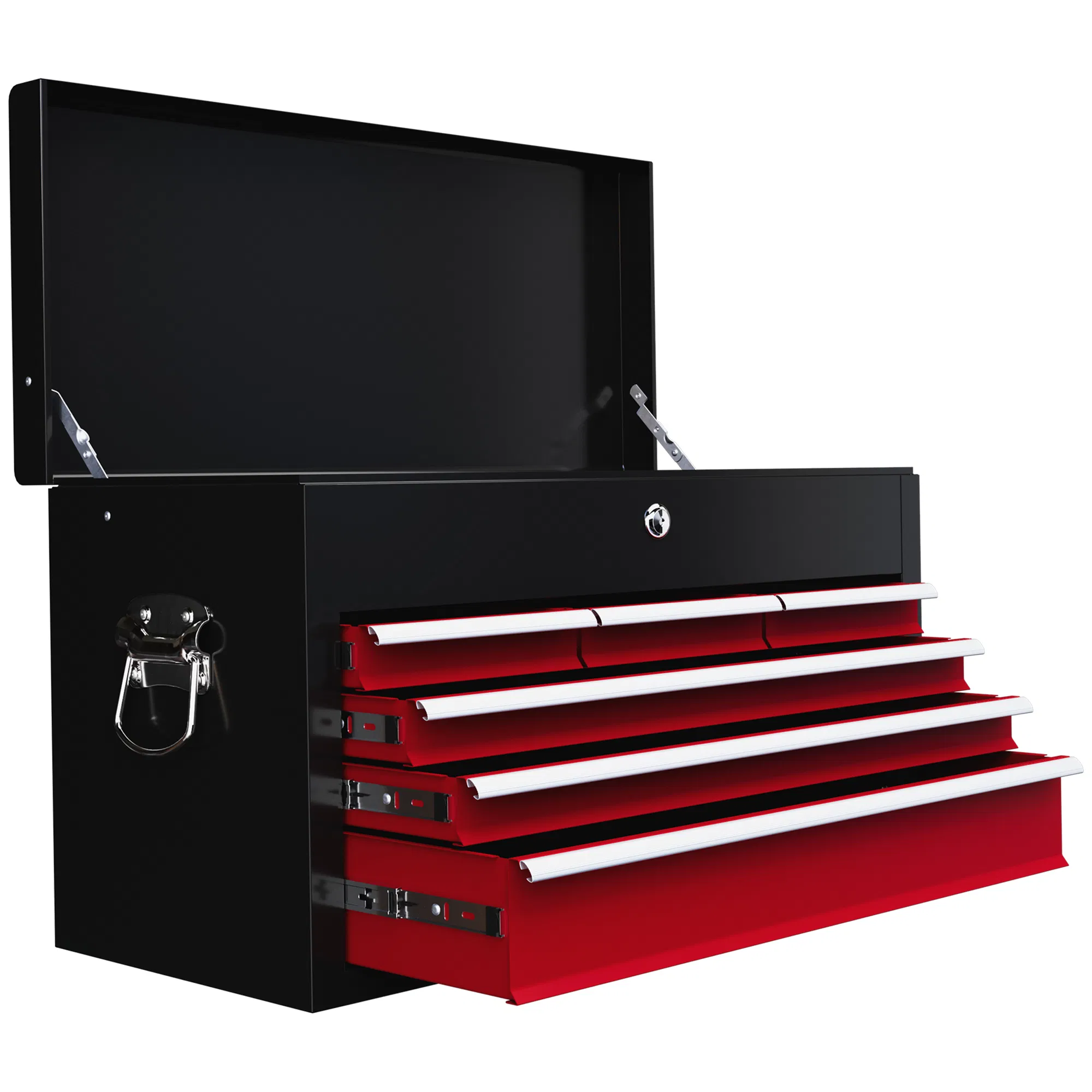Main product image of 24 inch 6-Drawer Portable Metal Tool Box with Top Case